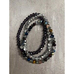 Handmade Beaded Bracelet Stack 0299